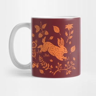 Cottagecore Wild Hare Rabbit Mug